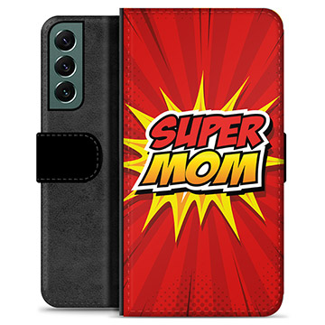 Samsung Galaxy S22+ 5G Premium Portemonnee Hoesje - Super Mom