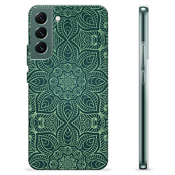 Samsung Galaxy S22+ 5G TPU-hoesje - Groene Mandala