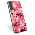 Samsung Galaxy S22+ 5G TPU Hoesje - Roze Camouflage