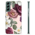 Samsung Galaxy S22+ 5G TPU Hoesje - Romantische Bloemen