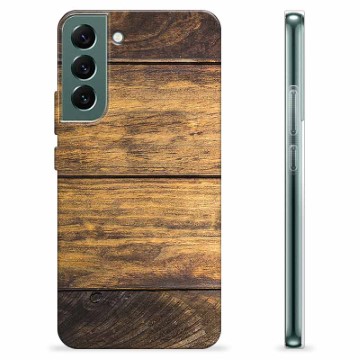 Samsung Galaxy S22+ 5G TPU Hoesje - Hout