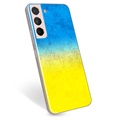 Samsung Galaxy S22 5G TPU Hoesje Oekraïense Vlag - Two Tone