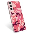 Samsung Galaxy S22 5G TPU Hoesje - Roze Camouflage