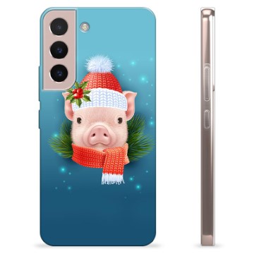 Samsung Galaxy S22 5G TPU-hoesje - Winter Piggy