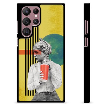 Samsung Galaxy S22 Ultra 5G Beschermende Cover - Retro-kunst