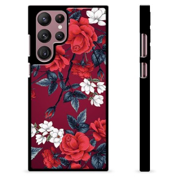 Samsung Galaxy S22 Ultra 5G Beschermende Cover - Vintage Bloemen