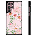 Samsung Galaxy S22 Ultra 5G Beschermende Cover - Aquarel Bloemen