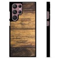 Samsung Galaxy S22 Ultra 5G Beschermende Cover - Hout