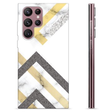 Samsung Galaxy S22 Ultra 5G TPU Hoesje - Abstract Marmer