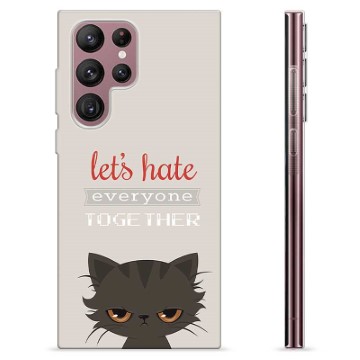 Samsung Galaxy S22 Ultra 5G TPU-hoesje - Angry Cat