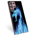 Samsung Galaxy S22 Ultra 5G TPU Case - Blue Fire Dragon