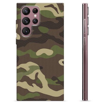 Samsung Galaxy S22 Ultra 5G TPU Hoesje - Camo