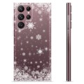 Samsung Galaxy S22 Ultra 5G TPU-hoesje - Sneeuwvlokjes