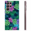 Samsung Galaxy S22 Ultra 5G TPU Hoesje - Tropische Bloem