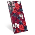 Samsung Galaxy S22 Ultra 5G TPU Hoesje - Vintage Bloemen