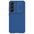 Samsung Galaxy S23 5G Nillkin CamShield Pro Hybride Hoesje - Blauw