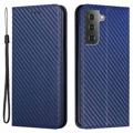 iPhone 14 Pro Wallet Case - Koolstofvezel - Zwart