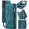 Samsung Galaxy S23 FE Caseme C30 Multifunctioneel Portemonnee Hoesje - Blauw