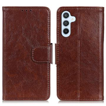 Samsung Galaxy S23 FE Elegant Series Portemonnee Hoesje - Bruin