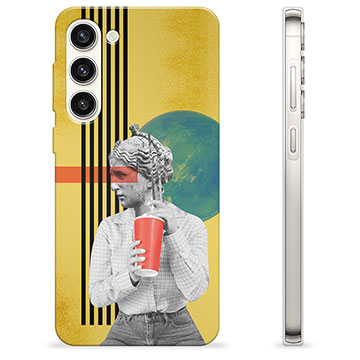 Samsung Galaxy S23+ 5G TPU-hoesje - Retro-kunst