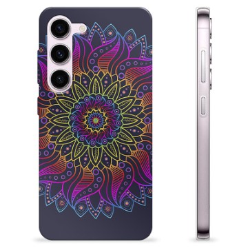 Samsung Galaxy S23 5G TPU-hoesje - Kleurrijke Mandala