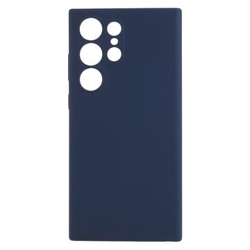 Samsung Galaxy S23 Ultra 5G Liquid Silicone Hoesje - Donkerblauw