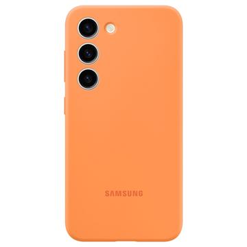 Samsung Galaxy S23+ 5G Silicone Cover EF-PS916TOEGWW (Geopende verpakking - Uitstekend) - Oranje