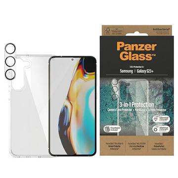 Samsung Galaxy S23+ 5G PanzerGlass 3-in-1 Beschermingsset - Doorzichtig