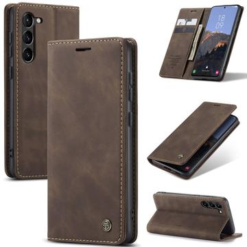 Samsung Galaxy S24 Caseme 013 Series Portemonnee Hoesje - Koffie