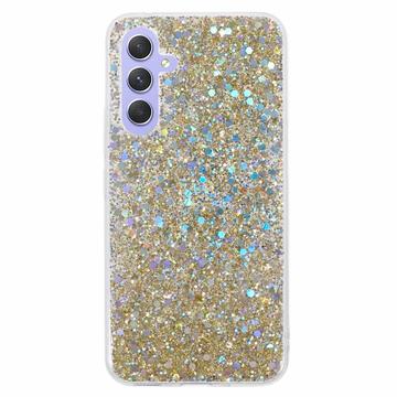 Samsung Galaxy S24 FE Glitter Flakes TPU Hoesje