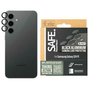 Samsung Galaxy S24 FE PanzerGlass Safe Cameralensbeschermer - Zwart Aluminium