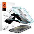 Samsung Galaxy S24 Spigen Glas.tR Ez Fit Privacy Glazen Screenprotector - 9H - 2 St.