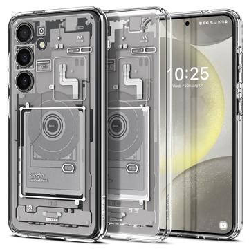 Samsung Galaxy S24 Spigen Ultra Hybrid Hoesje - Zero One / Wit