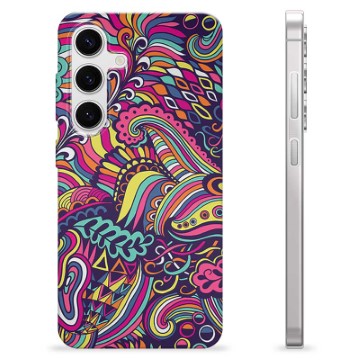 Samsung Galaxy S24 TPU-hoesje - Abstracte bloemen