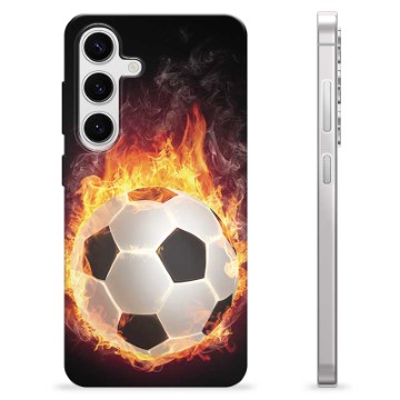 Samsung Galaxy S24 TPU-hoesje - Voetbal Vlam