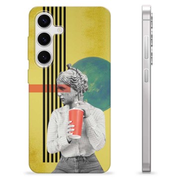 Samsung Galaxy S24 TPU-hoesje - Retro-kunst