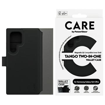 Samsung Galaxy S24 Ultra PanzerGlass Care Tango 2-in-1 Portemonnee Hoesje - MagSafe Compatibel - Zwart