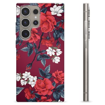 Samsung Galaxy S24 Ultra TPU-hoesje - Vintage Bloemen