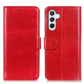 Samsung Galaxy S24 Wallet Case met Magnetische Sluiting - Rood