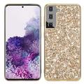 Samsung Galaxy S24+ Glitter Series Hybrid Case - Goud