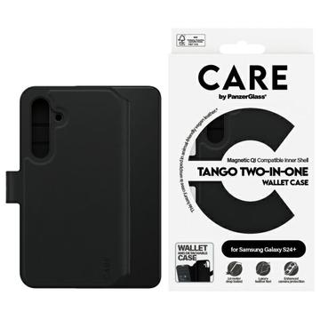 Samsung Galaxy S24+ PanzerGlass Care Tango 2-in-1 Portemonnee Hoesje - MagSafe Compatibel - Zwart