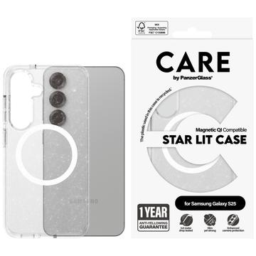 Samsung Galaxy S25 PanzerGlass Care Star Lit hoesje - MagSafe compatibel - Transparant wit