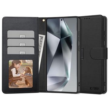 Samsung Galaxy S25 Tech-Protect Portemonnee Hoesje Met Magneet & Standaard