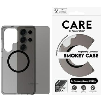 Samsung Galaxy S25 Ultra PanzerGlass Care Smokey Urban Combat Case - MagSafe-compatibel - Transparant zwart