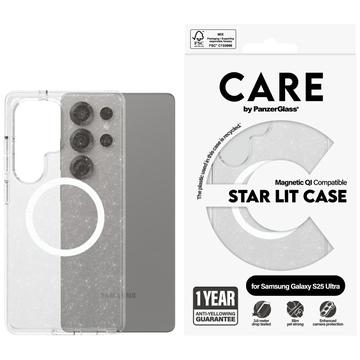 Samsung Galaxy S25 Ultra PanzerGlass Care Star Lit hoesje - MagSafe compatibel - Transparant wit