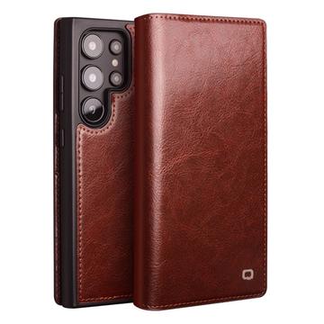 Samsung Galaxy S25 Ultra Qialino Classic Wallet Leren Hoesje