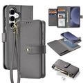 Samsung Galaxy S25+ Dux Ducis Lawa Leren Portemonnee Hoesje met magneet