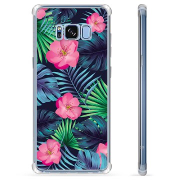 Samsung Galaxy S8 Hybrid Case - Tropische Bloem