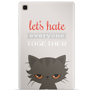 Samsung Galaxy Tab A7 10.4 (2020) TPU-hoesje - Angry Cat