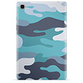 Samsung Galaxy Tab A7 10.4 (2020) TPU Hoesje - Blauw Camouflage